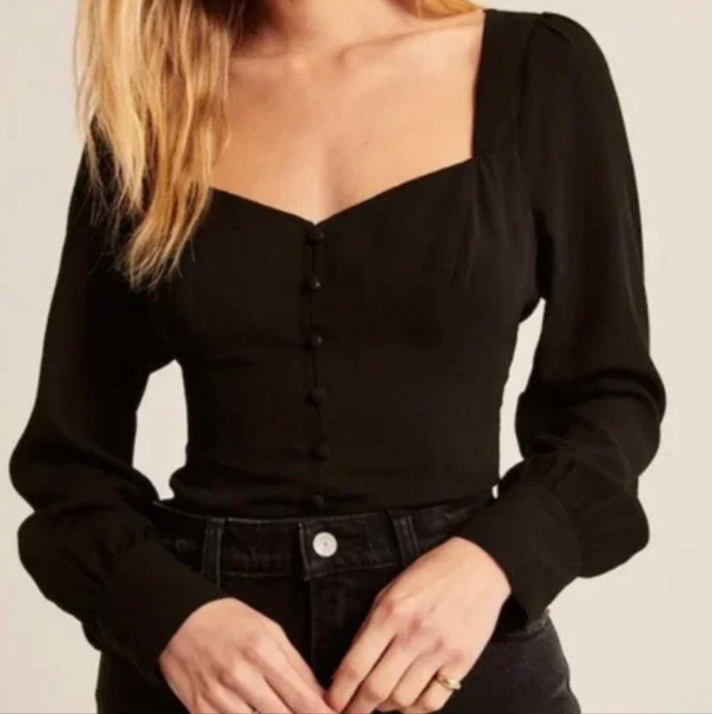 Abercrombie & Fitch Black Blouse